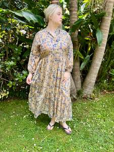 Clothing wholesaling: Moonlight Dress - Vintage Blue sand (L)