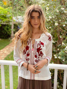 Chelsea Embroidered Blouse - ARCHIVE SALE