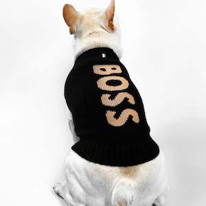 BOSS Wool Dog Sweater