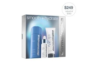 Chemist shop - pharmacy: Dermalogica Smooth + Hydrate Kit 3pcs