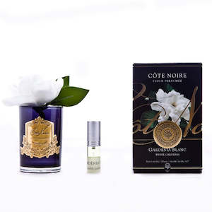 Cote Noire Single Gardenia Black Glass Gold Badge 6s