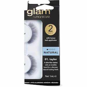 Glam by Manicare Natural Lashes - 01. taylor 2pk