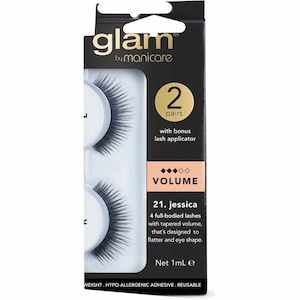 Chemist shop - pharmacy: Glam by Manicare Volume Lashes - 21. jessica 2pk