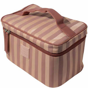 Tender Love + Carry Pink Stripe Vanity Box