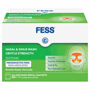 Fess Sinu-Cleanse Gentle Wash Refill Sachets 100s