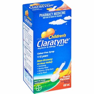 Claratyne Child Syrup Peach 100ml