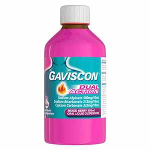 Gaviscon Dual Action Liquid Mixed Berry 600ml