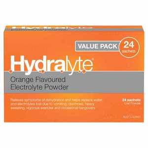 Hydralyte Orange Sachets 24pk