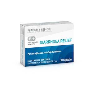 Pharmacy Health Diarrhoea Relief Capsules 10s