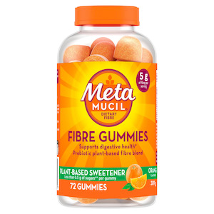 Metamucil Orange Flavour Fibre Gummies 72s