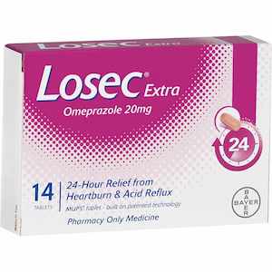 Losec Extra Tablets 20mg 14s