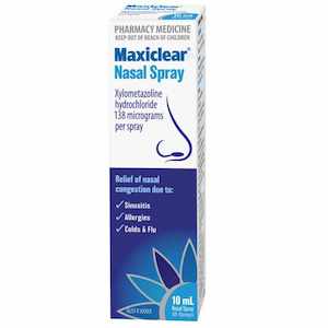 Maxiclear Xylometazoline Nasal Spray 10ml