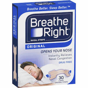 Breathe Right Nasal Strips Original Large 30s