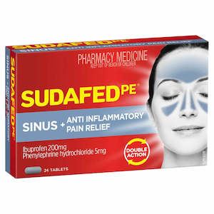 Sudafed PE Sinus/Anti-Inflammatory 24s