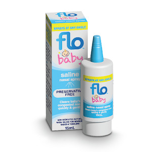 Flo Baby Saline + Nasal Spray 15ml