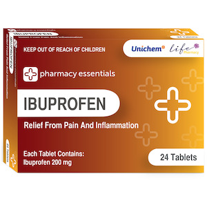 Pharmacy Essentials Ibuprofen 200mg Tablets 24pk