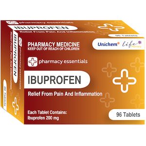 Pharmacy Essentials Ibuprofen 200mg Tablets 96pk