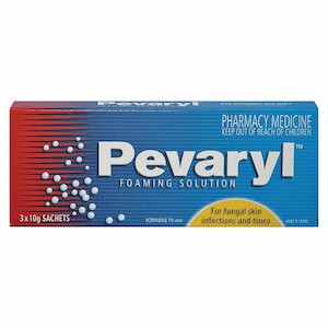 Pevaryl Foam Solution 1% 10g 3pk