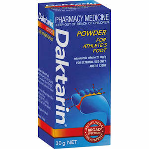 Chemist shop - pharmacy: Daktarin Anti-Fungal Powder 30g