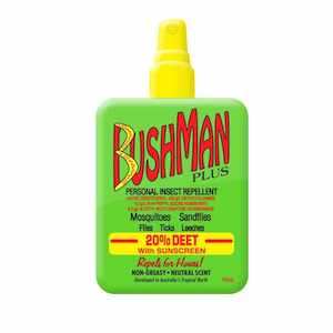 Bushman Plus 20% Deet Pump Spray 100ml