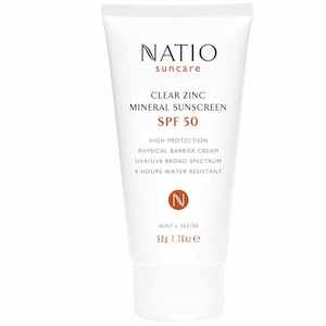 Natio Clear Zinc Minerals Sunscreen 50g