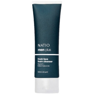 Natio Men Plus Fresh Face Foam Cleanser 100ml