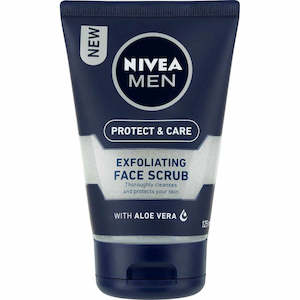 Chemist shop - pharmacy: Nivea Men Protect & Care Exfoliating Face Scrub 125ml