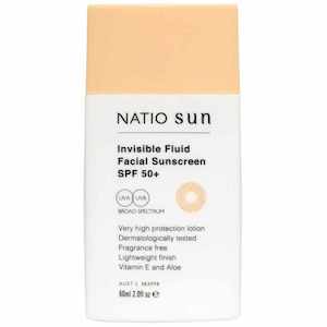 Natio Invisible Fluid Sunscreen SPF50 60ml