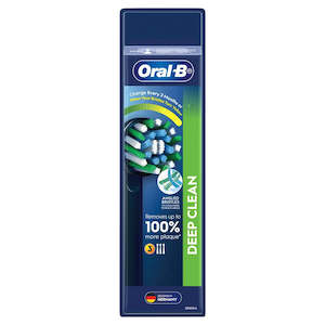 Oral B Cross Action Electric Toothbrush Heads Black 3pk