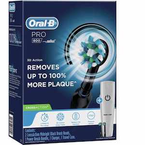 Chemist shop - pharmacy: Oral B Pro 800 Cross Action with Travel Case Midnight Black