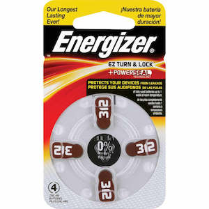 Energizer Battery H/Aid AZ312 4pk