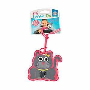 Globite Kids Lugagge Tags Assorted Cat