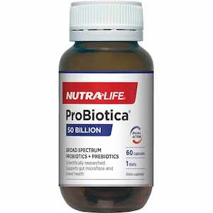 Chemist shop - pharmacy: Nutra-Life Probiotica 50 Billion Casules 60s