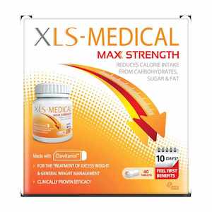 Chemist shop - pharmacy: XLS Medical Max Strength Calorie Reducer Tablets 40s