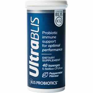 Blis Probiotics UltraBlis Peppermint Lozenges 40pk