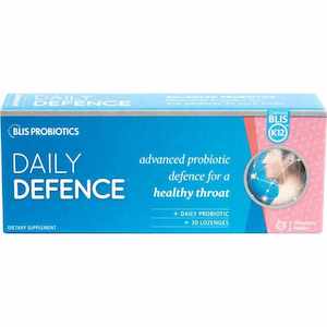 Blis Probiotics Daily Defence Strawberry Lozenges 30pk