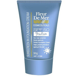 Fleur De Mer Tinted Sunblock - Medium 50Ml