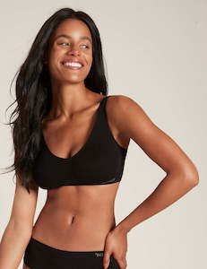 Boody Women'S Shaper Crop Bra Black Medium