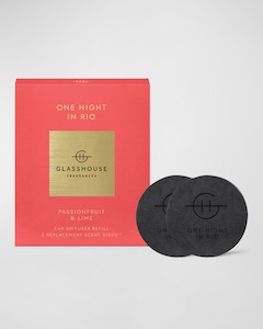 Glasshouse Car Diffuser  - One Night In Rio -  2 Disks