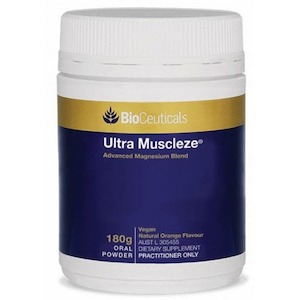 Pharmacy: Bioceuticals Ultra Muscleze Powder Natural Orange180G