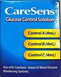 Caresens Control Solution A+B+C 3 X 4Ml