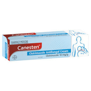 Pharmacy: Canesten Clotrimazole Antifungal Cream  50gm