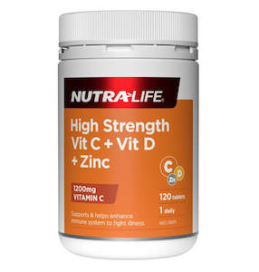 Nutralife High Strength Vitamin C 1200Mg + B12 & B5