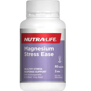 Nutra Life Magnesium Stress Twin Pk 60 + 60 Caps