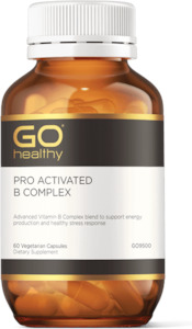 Pharmacy: Go Pro Activated B Complex 60 Vcaps