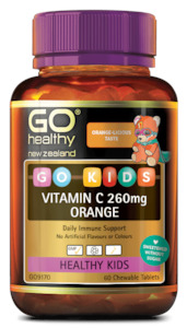 Go Kids Vit C 260Mg Orange 60 Chew