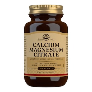 Pharmacy: Solgar Calcium Magnesium Citrate 100 Tablets