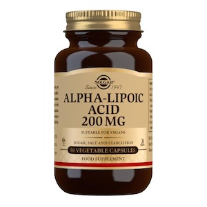 Pharmacy: Solgar Alpha Lipoic Acid 200 Mg 50