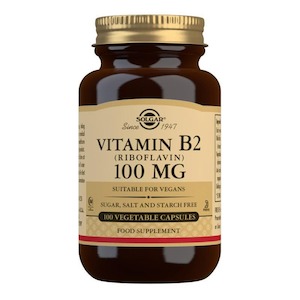 Solgar Vit B2 100Mg 100 Tabs