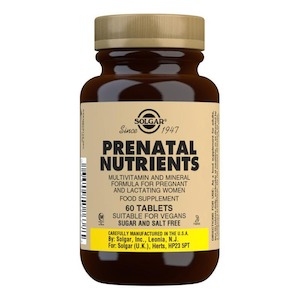 Solgar Prenatal Nutrients 60 Tabs